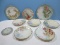 Lot Set of 6 T & V Limoges Porcelain Hand Painted Various Flowers 8