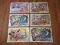 Vintage Set of 6 Disney Placemats Promotional Giveaway From RCA Victor Various Disney