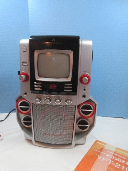 GPX Karaoke System w/5" Black & White Monitor CD Graphics Player Model #JM258