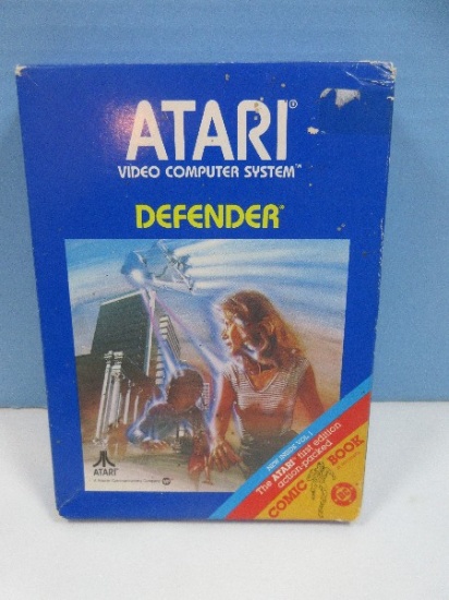 Rare Find! Atari 2600 Video Computer System Game "Defender" Has 10 Variations for One Player