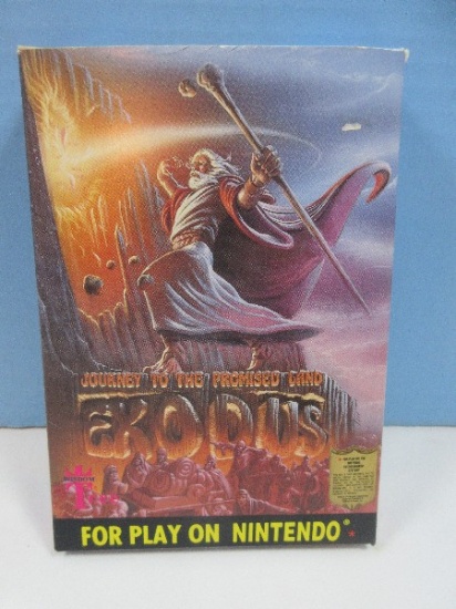 Nintendo 1991 Exodus Journey to The Promised Land Video Game in Original Box