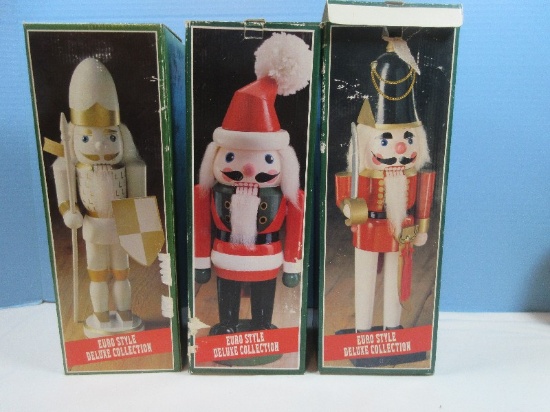 Collection 3 Kingsbridge Group LTD Collectible 15" Wooden Hand painted Deluxe Nutcracker