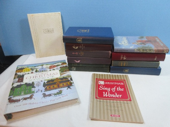 Lot Merry Christmas Songbook by Reader's Digest, Presbyterian Hymnals, Broadman Hymnal,