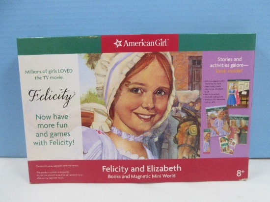 American Girl Felicity & Elizabeth Books & Mini Magnetic World Ten Each Elizabeth Collector