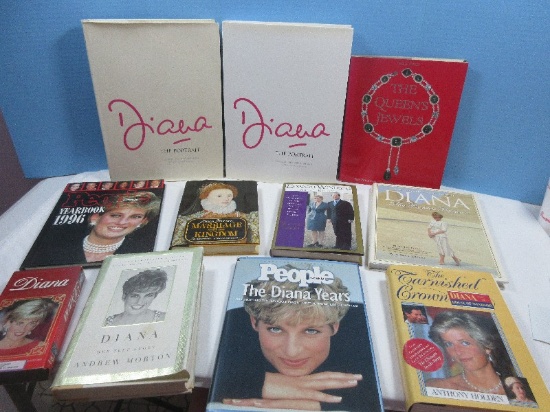 Collection of Books Diana The People's Princess, Princess of Wales 2 Volume Coffee Table Set
