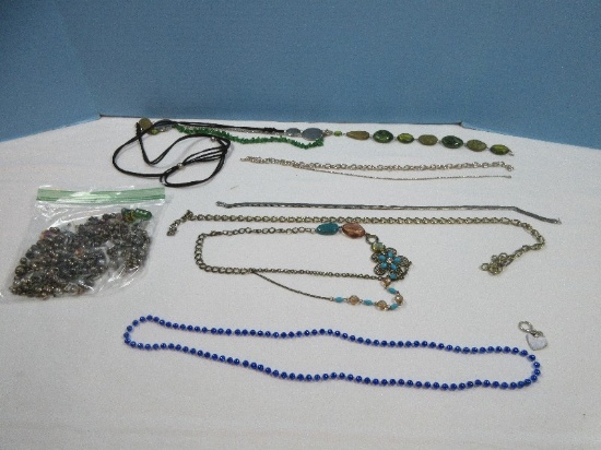Lot Misc Jewelry Loose Beads, Misc Stones etc.