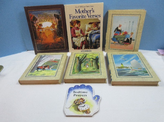 Lot 4 Volume Set The Bookshelf for Boys & Girls 1967 Nursery Favorites, Happy Hour in Storyland