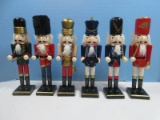 Adorable Collection Set of 6 nutcrackers 12 1/4
