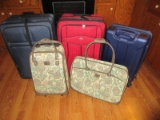 Lot Suitcases Luggage Travel Bags