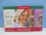 American Girl Felicity & Elizabeth Books & Mini Magnetic World Ten Each Elizabeth Collector