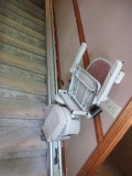 Acorn Superglide 130 Stair Lift Flip-Up Swivel Seat w/Sensor Control Install Directly to Stairs