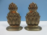 Pair Andrea by Sadek Brass Figural 6