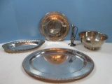 Lot Silver Plate Waver Pattern 13 3/8