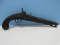 Antique Stamped US Model Single Shot Flint Lock Pistol