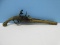 Antique Heavily Embellished Brass Flintlock Pistol Stamped 1821