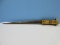 Antique Ottoman Court Dagger Hancer Knife w/Bone Handle- 19 1/2