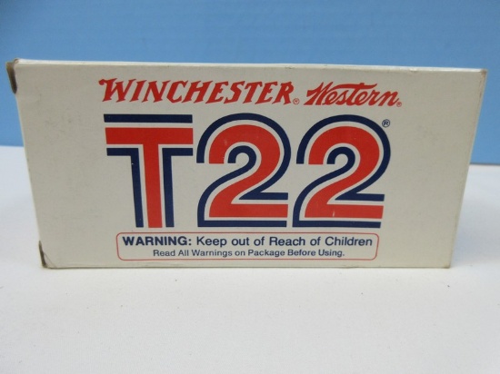 Winchester Western T22 Standard Velocity 22 Long Rifle 500 Rim Fire Cartridges/Bullets