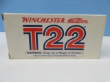 Winchester Western T22 Standard Velocity 22 Long Rifle 500 Rim Fire Cartridges/Bullets