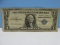 One Dollar Bill Silver Certificate Series 1935 G Bank Note Does Not Have Motto