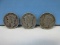 1936-D, 1939, 1940 Mercury Dime Coins Winged Liberty Silver Dimes 1936 Denver Mint