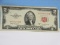 Scarce Find 1953-C Series Two Dollar Bill Red Seal Bank Note Doesn't Have 