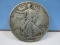 1943 Walking Liberty Silver Half Dollar Coin Philadelphia No Mint Mark 90% Silver Wgt. 12.5 G