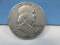1952-D Franklin Silver Half Dollar Coin Liberty Bell Denver Mint Mark Wgt. 12.5 G
