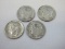 4-1964 Roosevelt Silver Roosevelt Dime Coins Philadelphia No Mint Mark 90% Silver