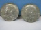 1967/1968 2 Kennedy Silver Half Dollar Coins Philadelphia No Mint Mark 40% Silver Wgt. 11.5 G