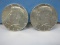 2-1964 Kennedy Silver Half Dollar Coins Philadelphia No Mint Mark 90% Silver Wgt. 25 G