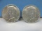 2-1964 Kennedy Silver Half Dollar Coins Philadelphia No Mint Mark 90% Silver Wgt. 25 G