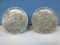 2-1964 Kennedy Silver Half Dollar Coins Philadelphia No Mint Mark 90% Silver Wgt. 25 G