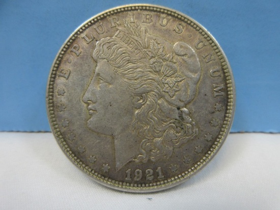 1921-D Early Morgan Silver Dollar Coin Denver Mint Mark 90% Silver
