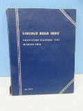 #2 Coin Folder Collection Starting 1941 Lincoln Head Cent Wheat Penny Coins Fully Complete