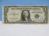One Dollar Bill Silver Certificate Bank Note Series 1935 F Doesn't Include Motto