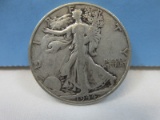 1944-S Walking Liberty Silver Half Dollar Coin San Francisco Mint Mark 90% Silver Wgt. 12.5 G