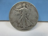 1945-S Walking Liberty Silver Half Dollar Coin San Francisco Mint Mark 90% Silver Wgt. 12.5 G