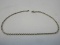 Sterling Silver 925 Italy Rope Chain Bracelet End/End 9 3/4