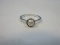 Sterling Silver Ladies Fashion Pearl Ring Size 9