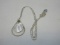 Leap of 8 Jewelry Perfecto Glass Jewelry Modern Pendant on 925 Sterling Silver Link Chain