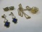 Nantucket Scrimshaw Style Basket Locket Necklace Pendant w/Chain, Clip on/Turnback Earrings