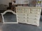 Vaughan Collection Bassett Furniture Tall 9 Drawer Dresser Country Farmhouse Style