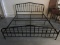 Black Modern Farmhouse Metal Frame Head/Footboards Arched Top Vertical Arched Top
