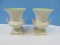 Pair Red Wing Pottery #871 Trophy Urn 7 3/8