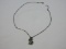 Sterling Silver Rolo Necklace w/ Letter 