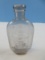 Scarce Find Antique South Carolina Dispensary Glass Bottle Embossed Monogram 