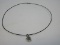 Stamped 925 Sterling Silver Charm Mini Prayer Box on Choker Necklace