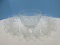 Elegant 14 pc. Crystal Punch Bowl Set Pineapple and Diamond Pattern 11