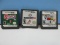 3 Nintendo DS Video Game Sports Cartridges NFL Madden 09, Backyard Baseball '10, Sports
