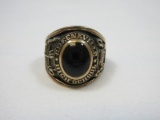 Awesome 1969 Greenville High School Ring 10K Gold Size Between 4 1/2-4 3/4 wgt. 28.5 G